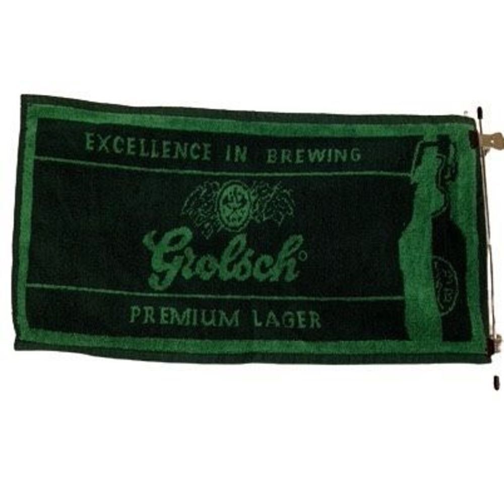 Grolsch Excellence In Brewing Premium Quality 20” x 10.5” Bar Towel